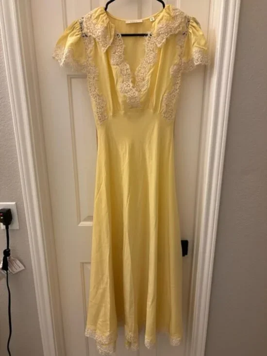Doen Grace Dress in Yellow Rose - Picture 4 of 10